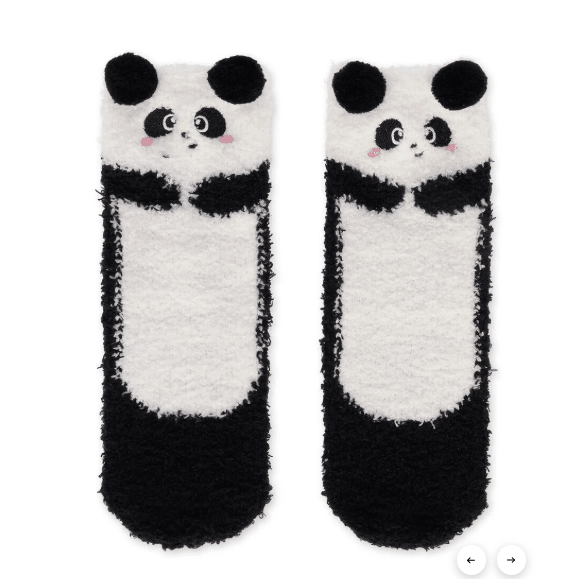 Meias antiderrapantes Legami Panda Criança - Papelaria Encantada