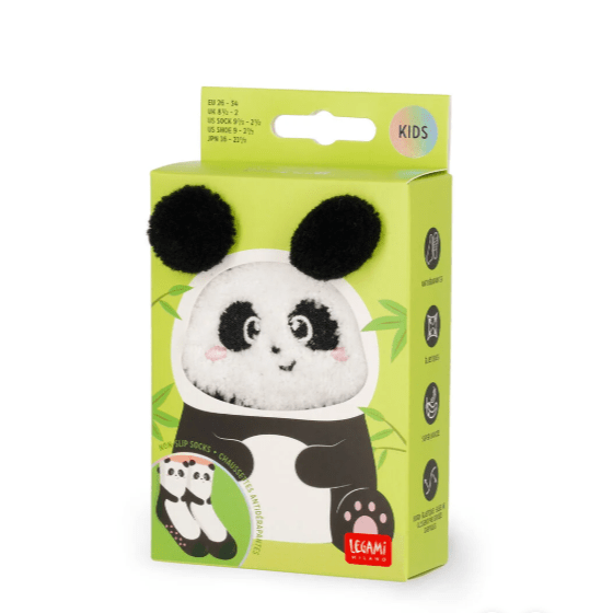 Meias antiderrapantes Legami Panda Criança - Papelaria Encantada