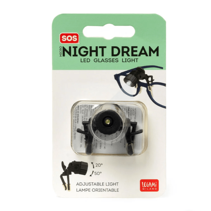 Micro Night Dream - Luz LED para Óculos - Legami - Papelaria Encantada