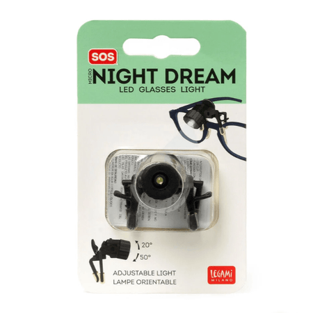 Micro Night Dream - Luz LED para Óculos - Legami - Papelaria Encantada