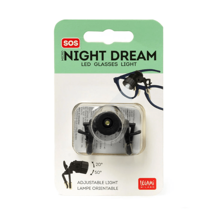 Micro Night Dream - Luz LED para Óculos - Legami - Papelaria Encantada