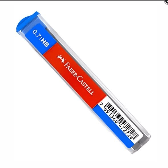 Minas 0.7 HB Faber - Castell x12 - Papelaria Encantada