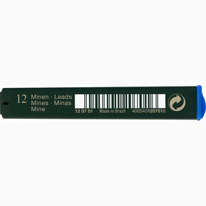 Minas Faber-Castell Super-Polímeras B - 0.7mm CX12 - Papelaria Encantada