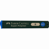 Minas Faber-Castell Super-Polímeras B - 0.7mm CX12 - Papelaria Encantada