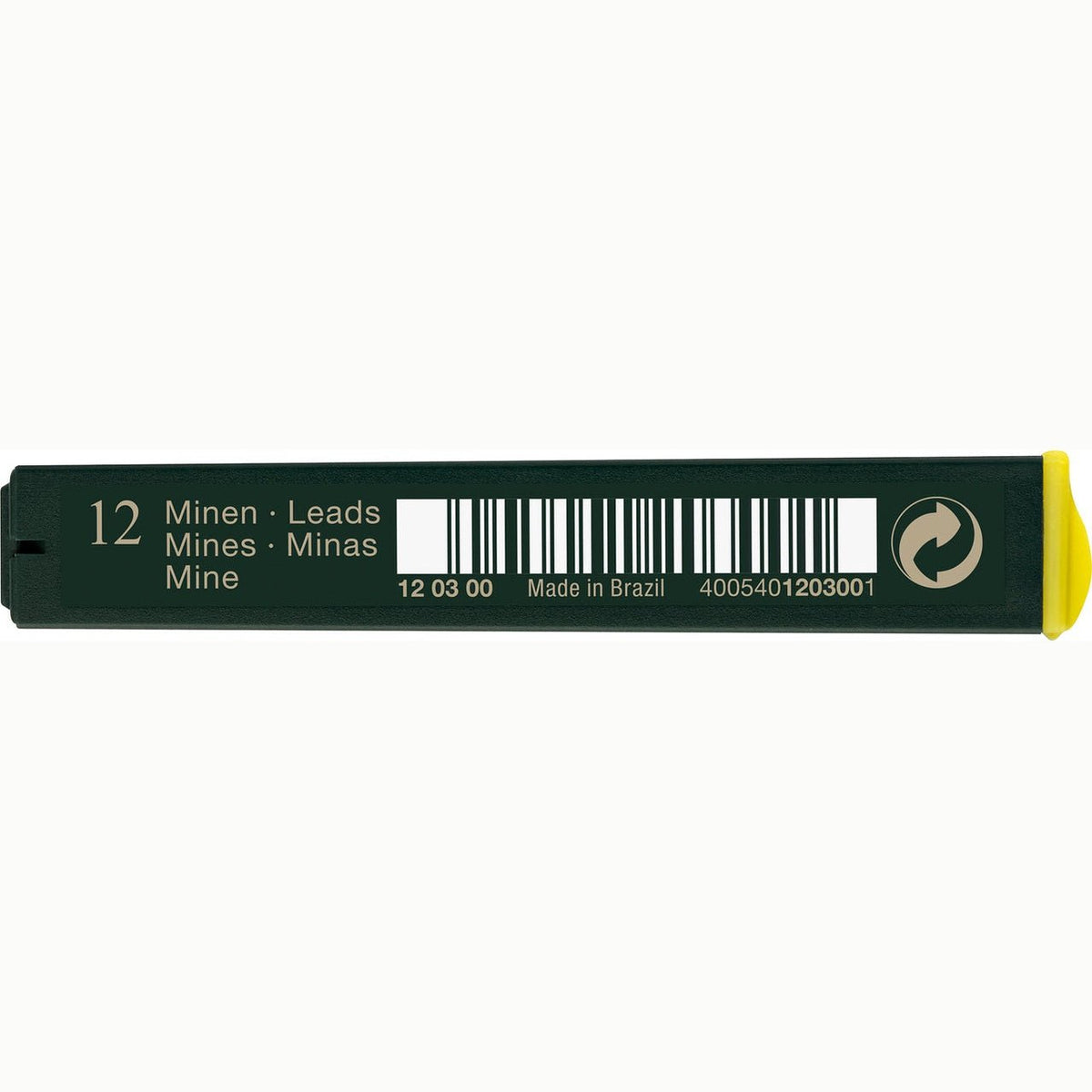Minas Faber-Castell Super-Polímeras HB - 0.35mm CX12 - Papelaria Encantada