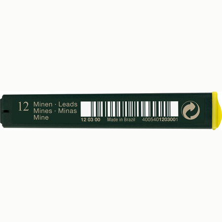 Minas Faber-Castell Super-Polímeras HB - 0.35mm CX12 - Papelaria Encantada