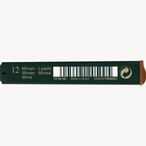 Minas Faber-Castell Super-Polímeras HB - 0.5mm CX12 - Papelaria Encantada