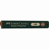 Minas Faber-Castell Super-Polímeras HB - 0.5mm CX12 - Papelaria Encantada