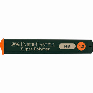Minas Faber-Castell Super-Polímeras HB - 1.0mm CX12 - Papelaria Encantada