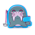 Mini Caderno Squishy com Porta-chaves - Morsa Mr.wonderful - Papelaria Encantada