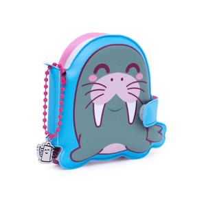 Mini Caderno Squishy com Porta-chaves - Morsa Mr.wonderful - Papelaria Encantada