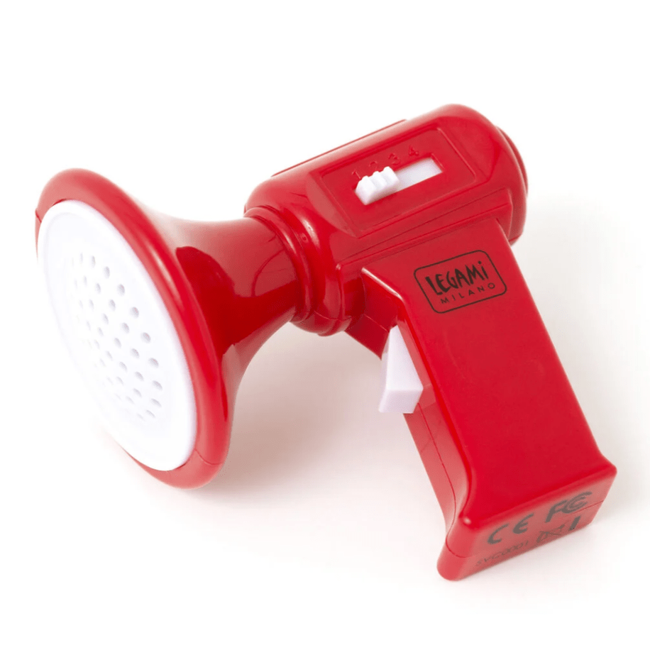 Mini megafone modificador de voz - Legami - Papelaria Encantada