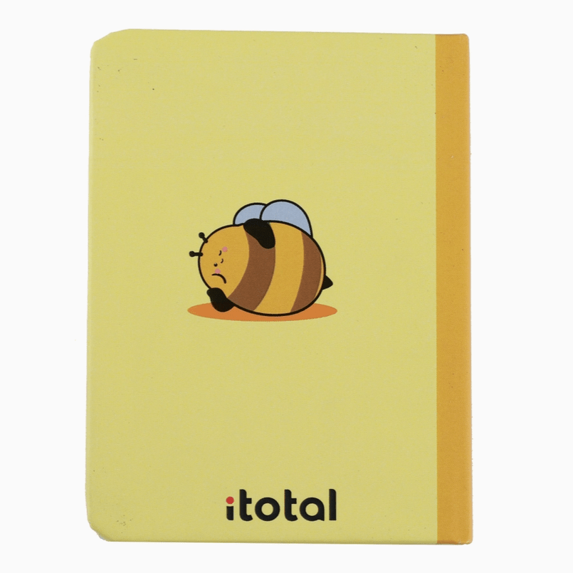 Mini notebook Abelha Itotal - Papelaria Encantada