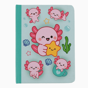 Mini notebook axolote Itotal - Papelaria Encantada