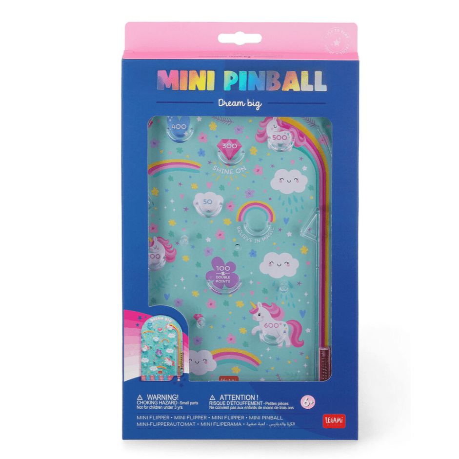 Mini Pinball Unicórnio - Legami - Papelaria Encantada