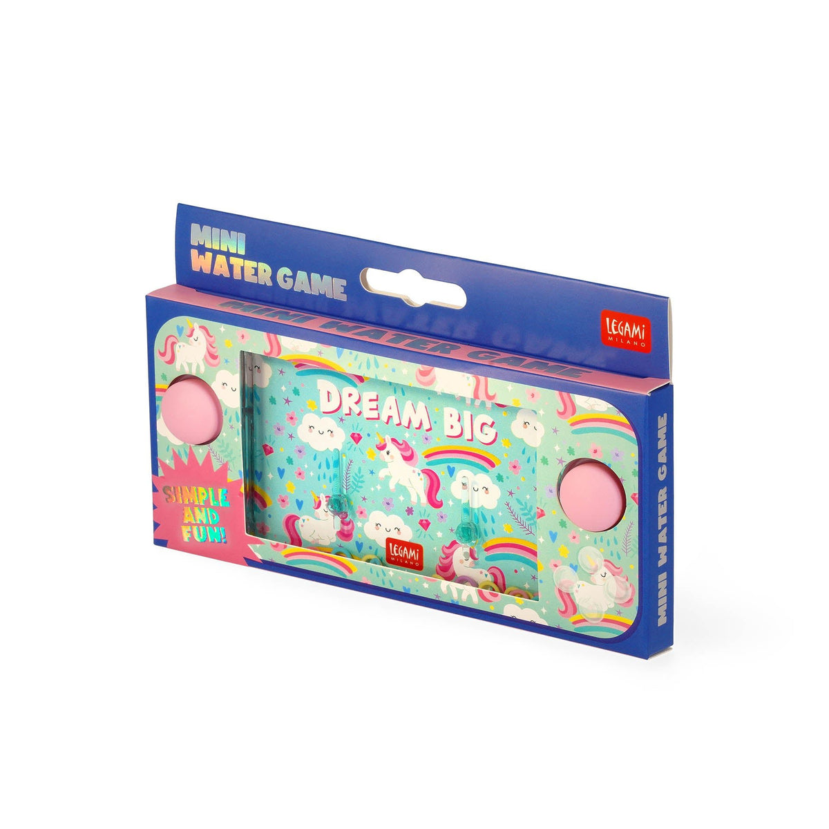 Mini Water Game - Legami - Unicórnio - Papelaria Encantada