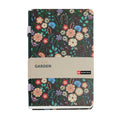 Caderno A5 Pontilhado Miquelrius Floral Garden Castanho