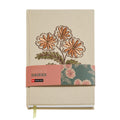 Caderno A5 Pautado Miquelrius Vintage Daisies Flor Bordada