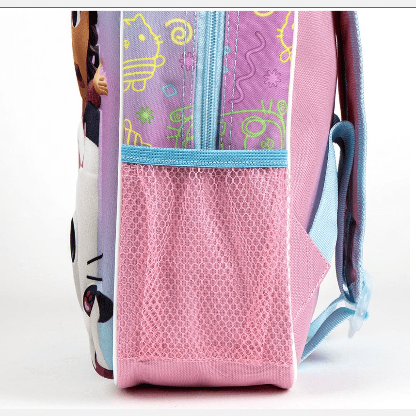 Mochila 3D Gabby Dollhouse 31cm Pre-escolar - Papelaria Encantada