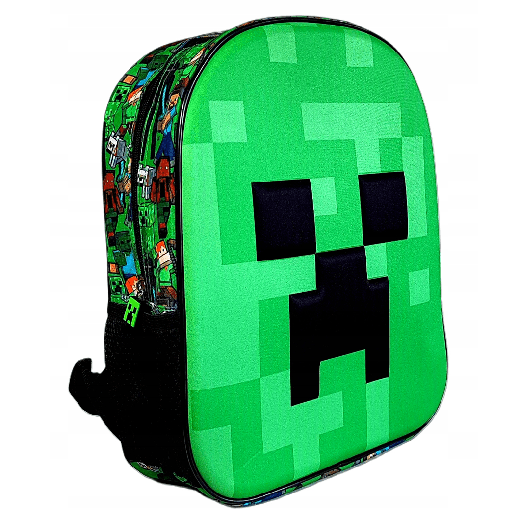 Mochila 3D Minecraft 32cm - Papelaria Encantada