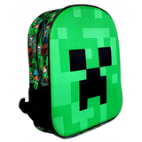 Mochila 3D Minecraft 32cm - Papelaria Encantada