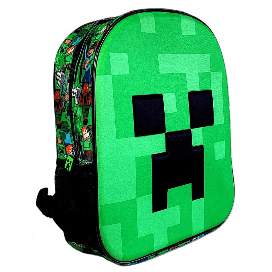 Mochila 3D Minecraft 32cm - Papelaria Encantada
