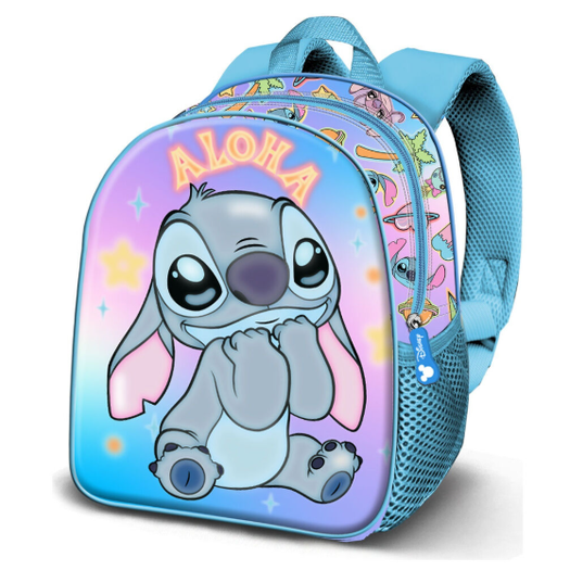 Mochila 3D Stitch 32cm - Papelaria Encantada