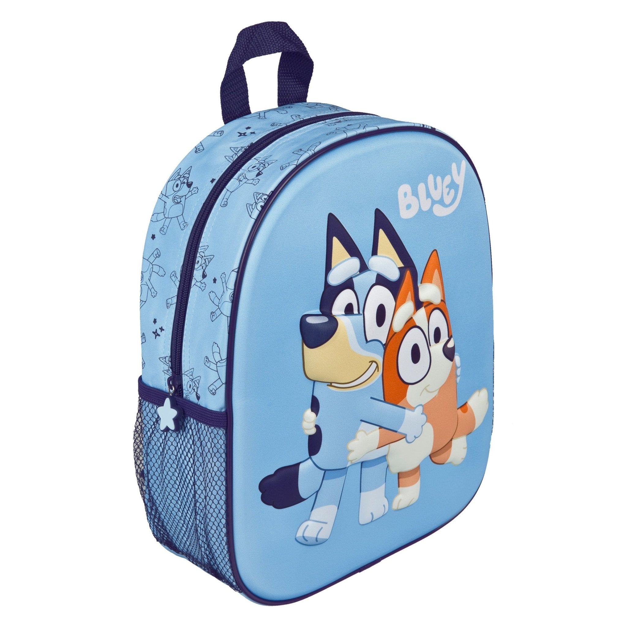 Mochila Bluey 3D pré - escolar - Papelaria Encantada