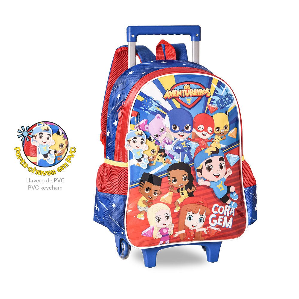 Mochila c/ trolley Luccas Neto 40cm - Papelaria Encantada