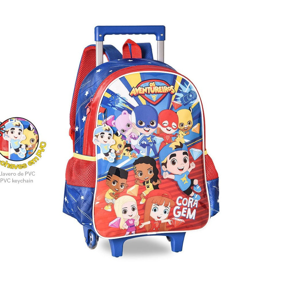 Mochila c/ trolley Luccas Neto 40cm - Papelaria Encantada