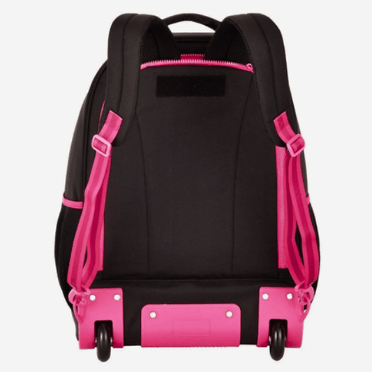 Mochila c/ trolley Luluca Preto 46cm - Papelaria Encantada