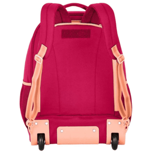 Mochila c/ trolley Luluca Rosa 46cm - Papelaria Encantada