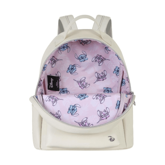 Mochila casual stitch Heady cream - Papelaria Encantada