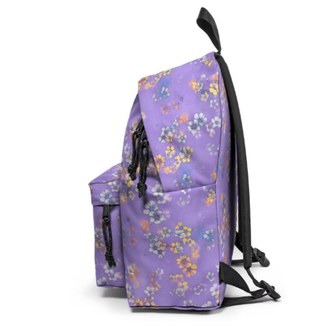 Mochila Eastpak Padded Pakr Flora Fade Lilac - Papelaria Encantada
