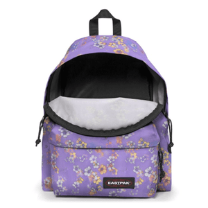 Mochila Eastpak Padded Pakr Flora Fade Lilac - Papelaria Encantada