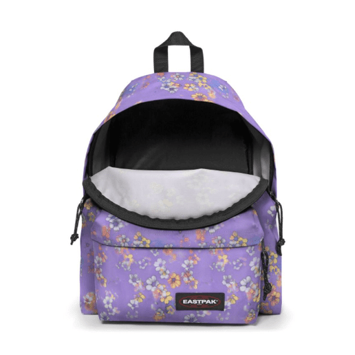 Mochila Eastpak Padded Pakr Flora Fade Lilac - Papelaria Encantada