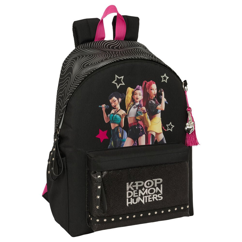 Mochila Energy Kpop Demon Hunters 43cm - Papelaria Encantada