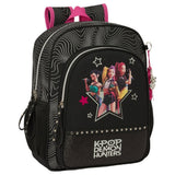 Mochila Energy Kpop Demon Hunters adaptavel a trolley 38cm - Papelaria Encantada