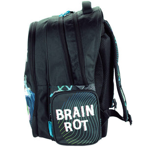 Mochila Escolar BrainRot 43cm - Papelaria Encantada