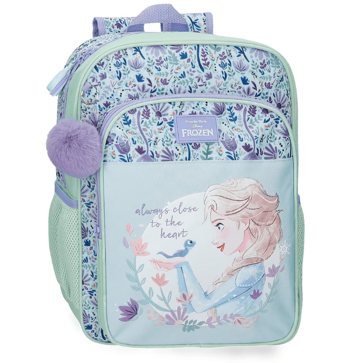 Mochila escolar Frozen 40cm - Papelaria Encantada