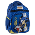 Mochila escolar Sonic 42cm - Papelaria Encantada