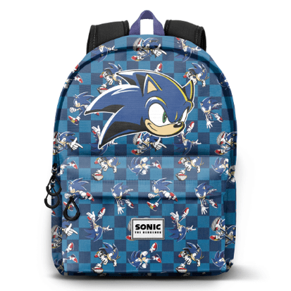 Mochila escolar Sonic 44cm - Papelaria Encantada