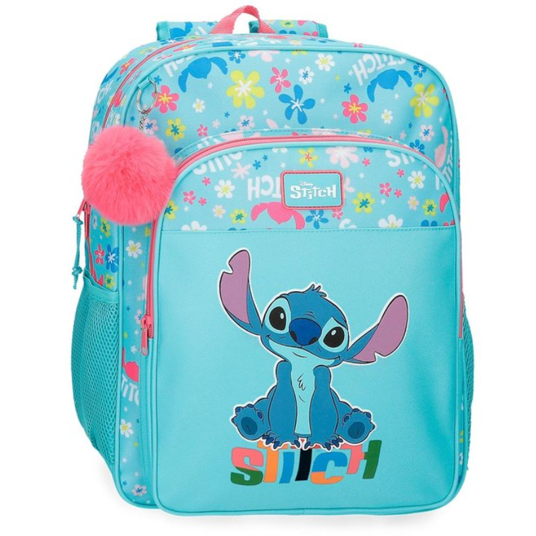 Mochila Escolar Stitch Aloha 40cm - Papelaria Encantada