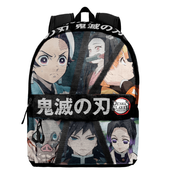 Mochila + Estojo Demon Slayer - Papelaria Encantada