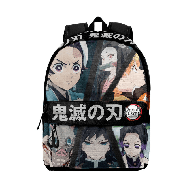 Mochila + Estojo Demon Slayer - Papelaria Encantada
