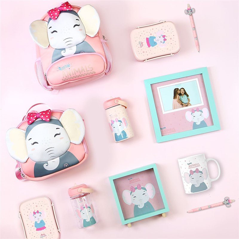 Mochila infantil 3D Aurea Kids - Elefante - Papelaria Encantada