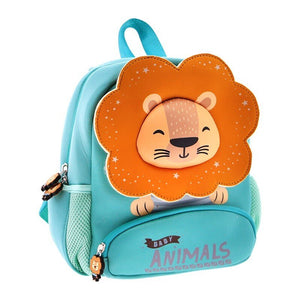 Mochila infantil 3D Aurea Kids - Leão - Papelaria Encantada