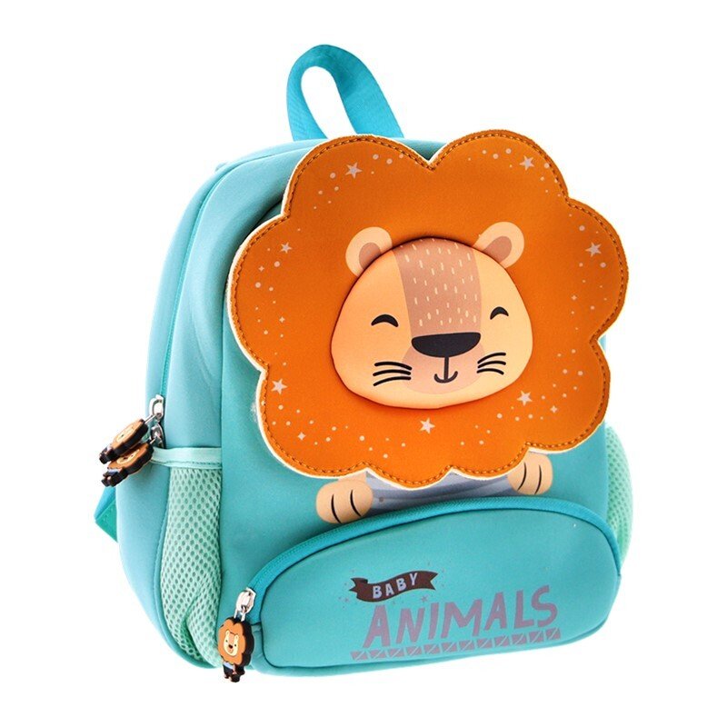 Mochila infantil 3D Aurea Kids - Leão - Papelaria Encantada