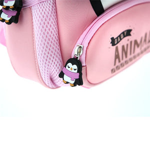 Mochila infantil 3D Aurea Kids - Pinguim - Papelaria Encantada
