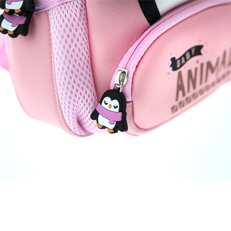 Mochila infantil 3D Aurea Kids - Pinguim - Papelaria Encantada